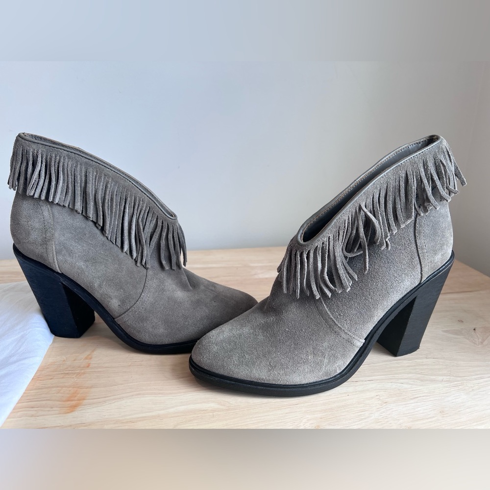 Joie Fringe Booties